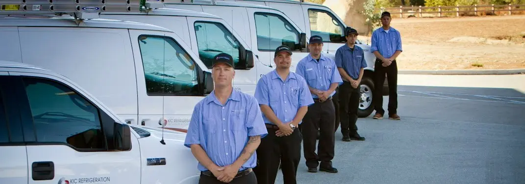 KIC Refrigeration crew ready for Heat Pump Installation jobs across Nacogdoches